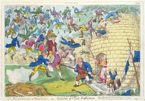 Le Benedizioni della Gran Bretagna - o Sciame di Esattori delle Tasse, 1817